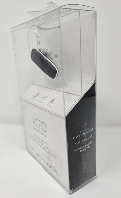 Plantronics M70 Bluetooth Headphone Headset Wireless HD Voice Earpiece Black