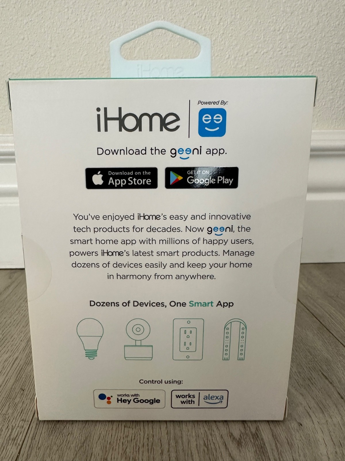tiHome Flow Smart Plug - WiFi Indoor Plug 2-Pack - Compatible w/ Alexa & Google