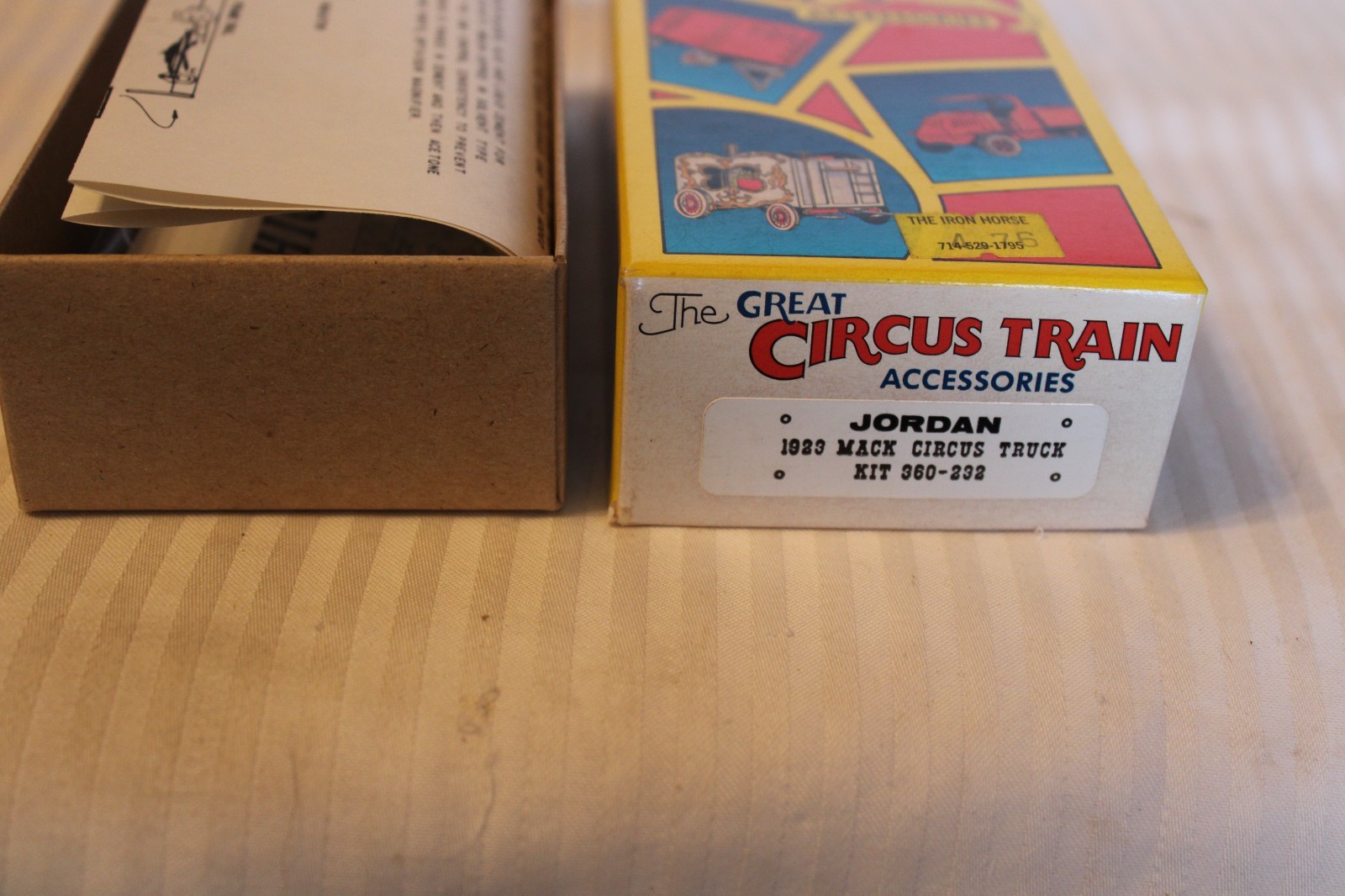 HO Scale Jordan, 1923 Mack Circus Truck for circus. #360-232 BNOS