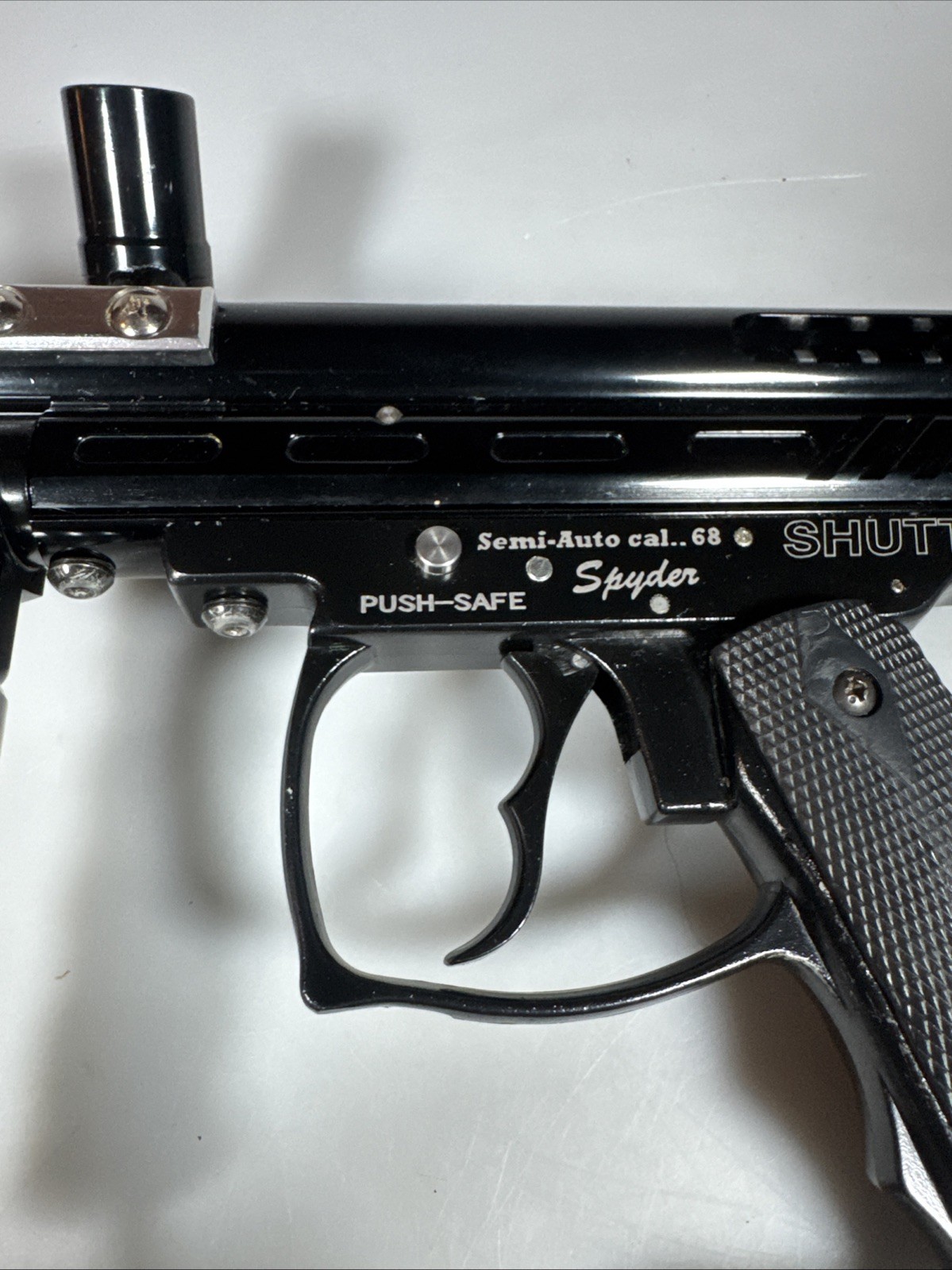 Kingman Spyder Shutter Paintball Gun Java Edition .68 Cal Kit In Box
