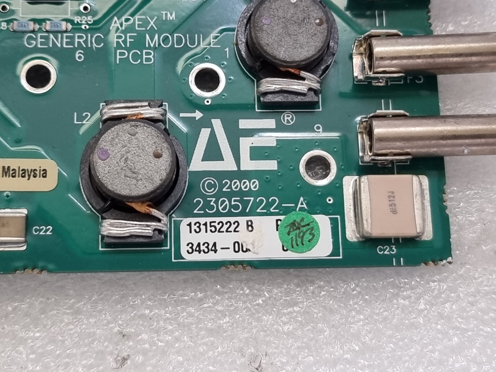 AE 2305722-A APEX GENERIC RF MODULE 1315222 B