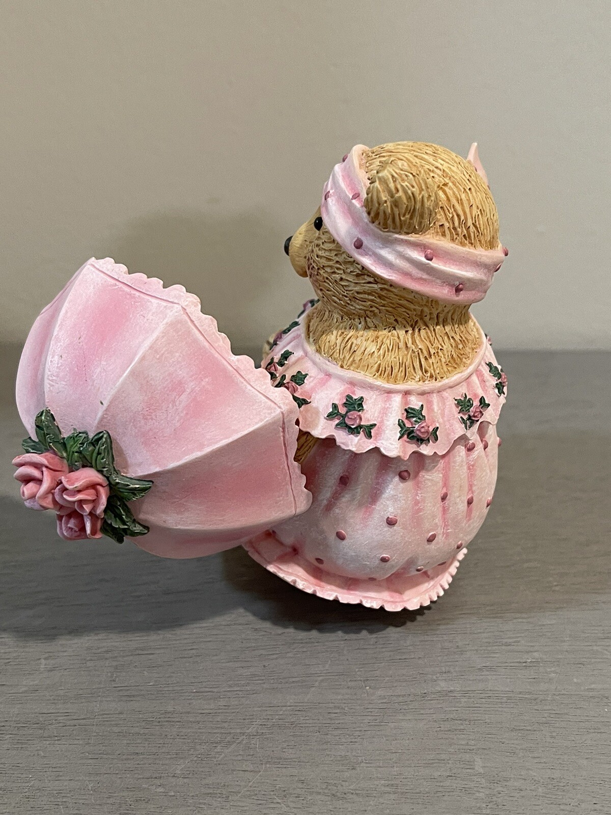 Cheerful Mary Teddy Bear Pink Rose Umbrella