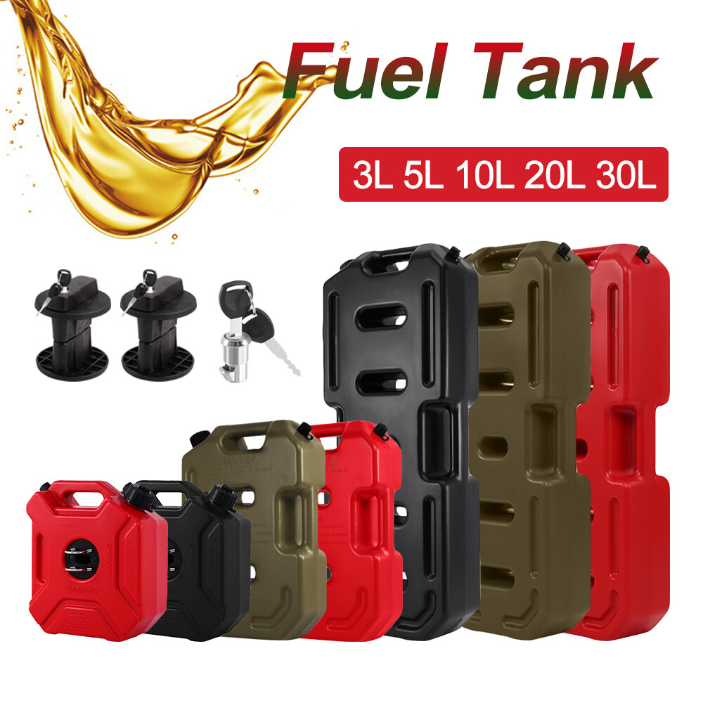 3L 5L 10L 20L 30L Fuel Gas Oil Storage Tank Can Container Fit For Jeep Truck UTV