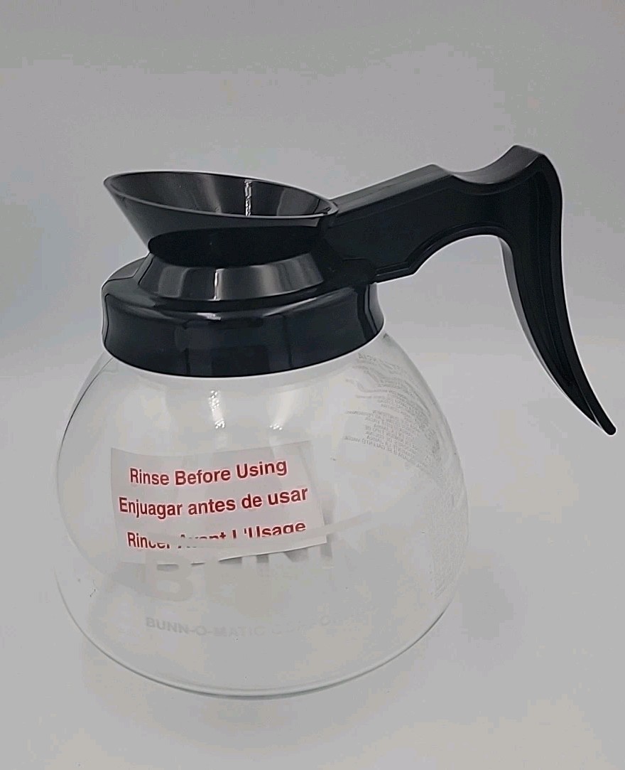 Brand New Coffee Pot Decanter BUNN 64oz COFFEE POT Black Part T107TG