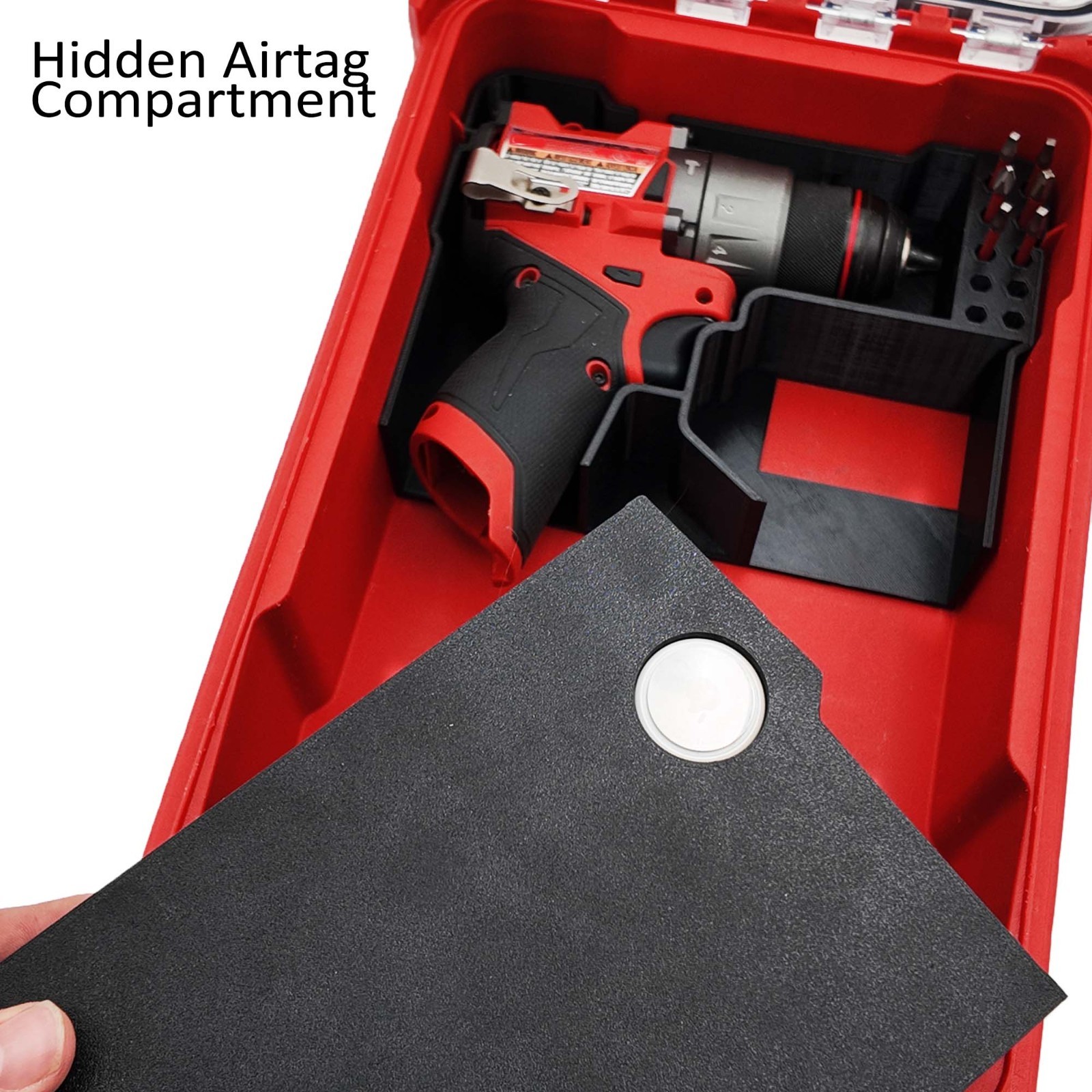 Milwaukee M12 Drill & Impact Organizer Insert for Packout Compact (3404 & 3453)