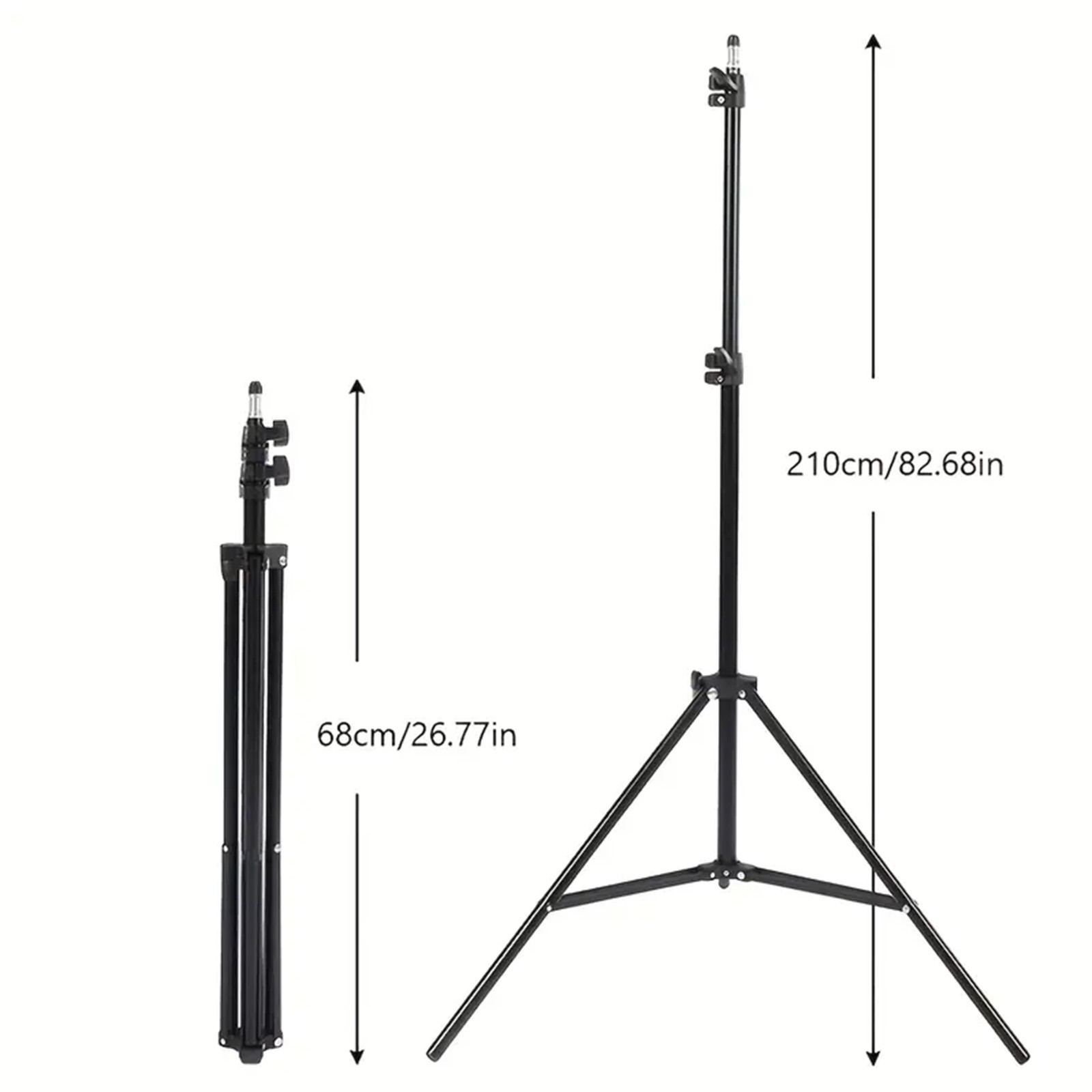 82.68-inch Ultra-Lightweight Retractable Phone Tripod - Includes Selfie Stick