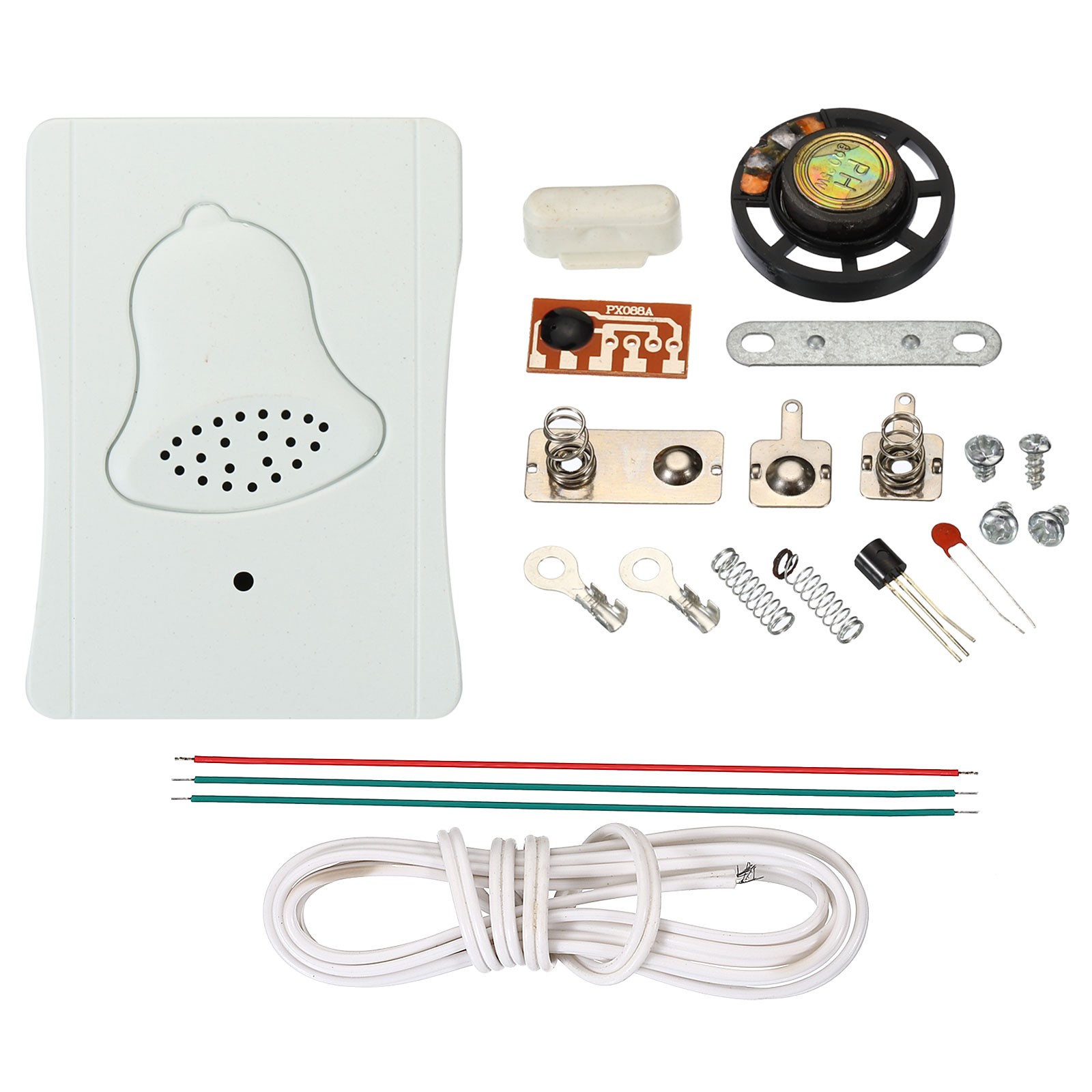 Soldering Practice Kit, 1 Set Electronics Project DIY Musical Doorbell Kit , 3V