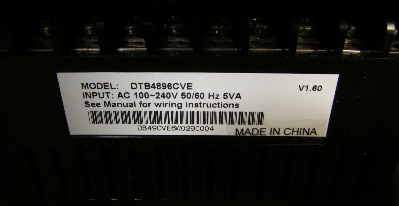 Delta DTB4896CVE 100-240V Temperature Controller