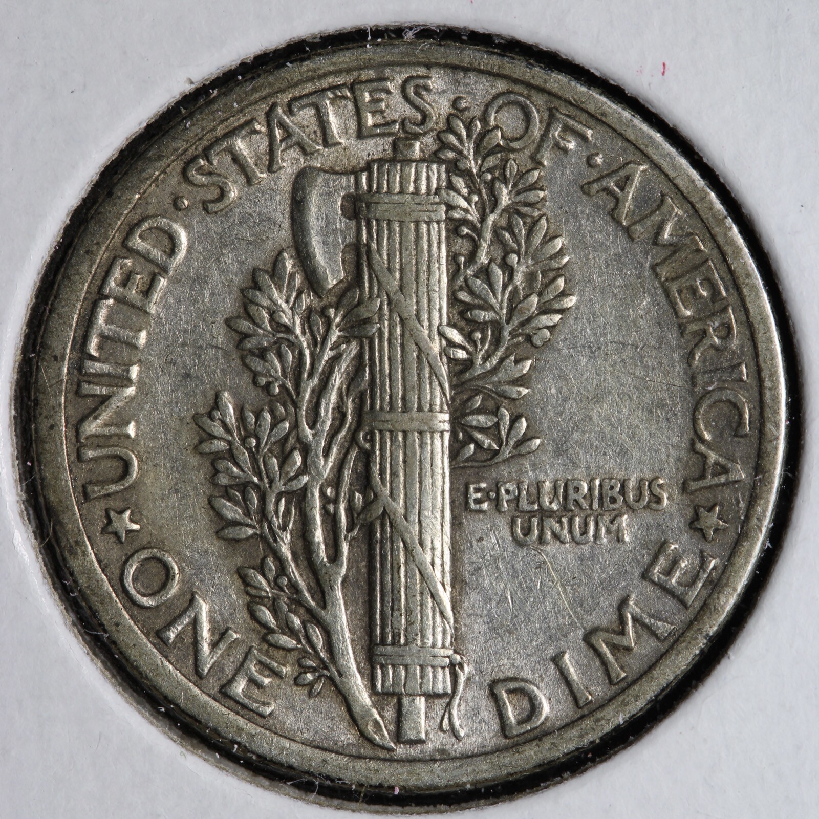 1920 Mercury Silver Dime AU+/UNC E186 RQCP