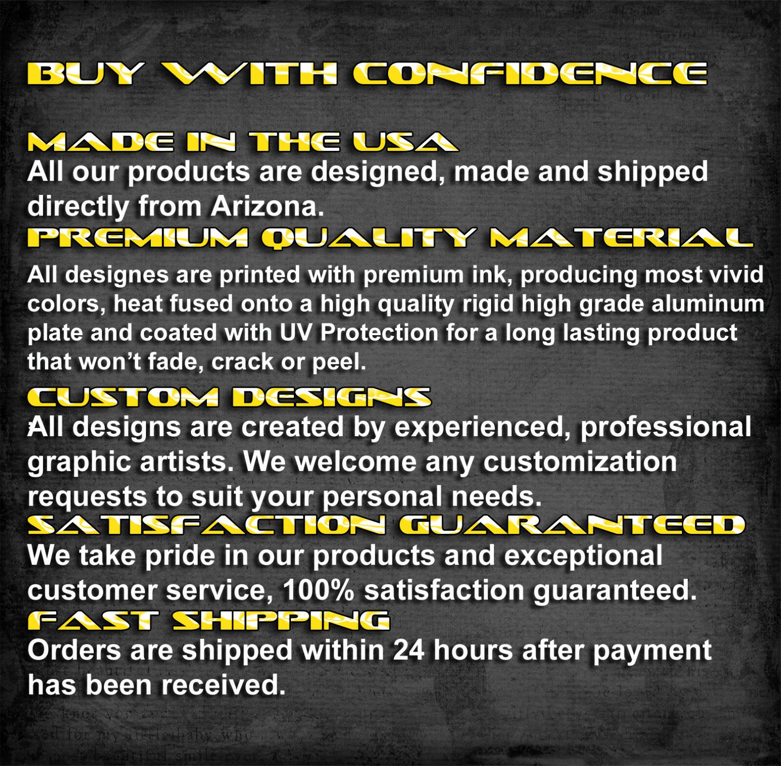 Chevy ART Chevrolet Black Bow-tie on Red Steel look Aluminum License Plate Tag