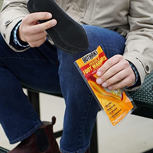 HotHands Insole Foot Warmers Long Lasting Heat Safe Natural Odorless 16 Pairs