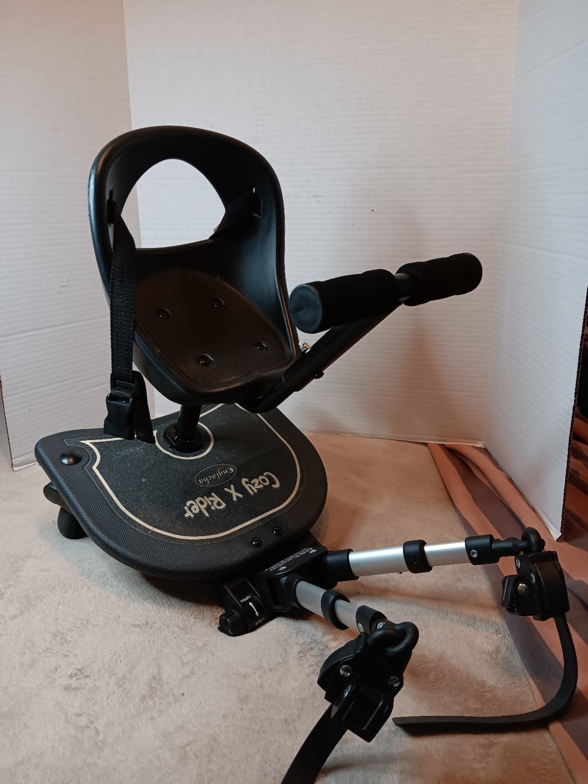 Englacha 2-in-1 Cozy X Rider - Child Rider Stroller Attachment with Saddle Seat