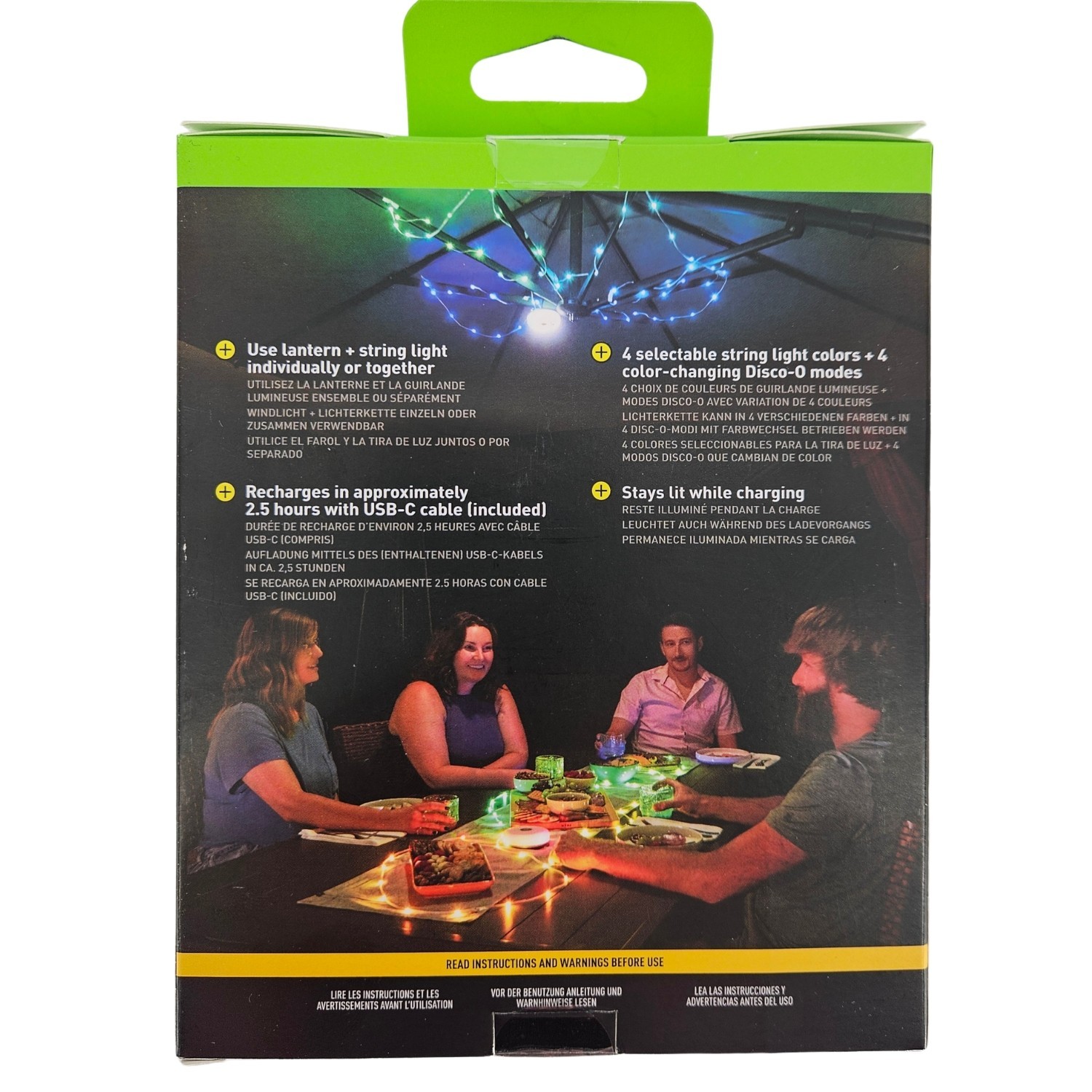 Nite Ize Radiant StarLit Disc-O Select Lantern + String Light
