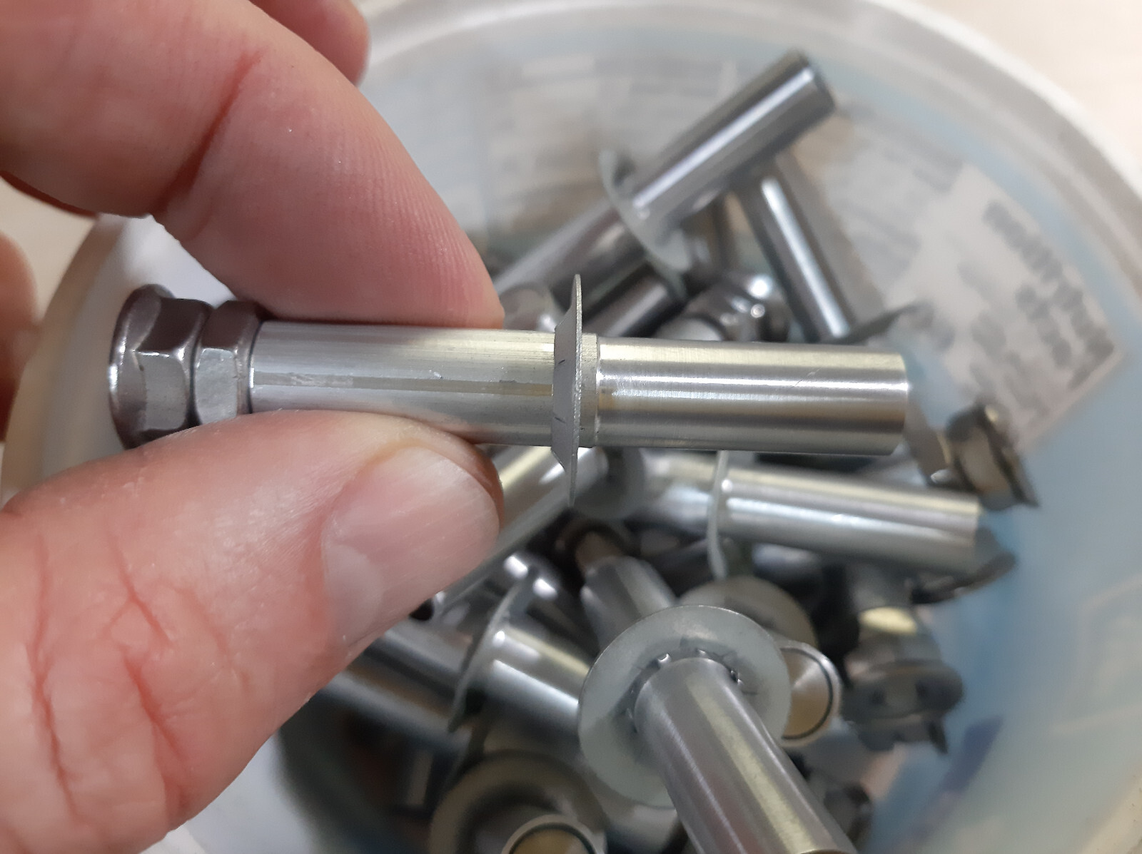 .30 caliber Bullet Lube Cutter for pan lubing cast bullets