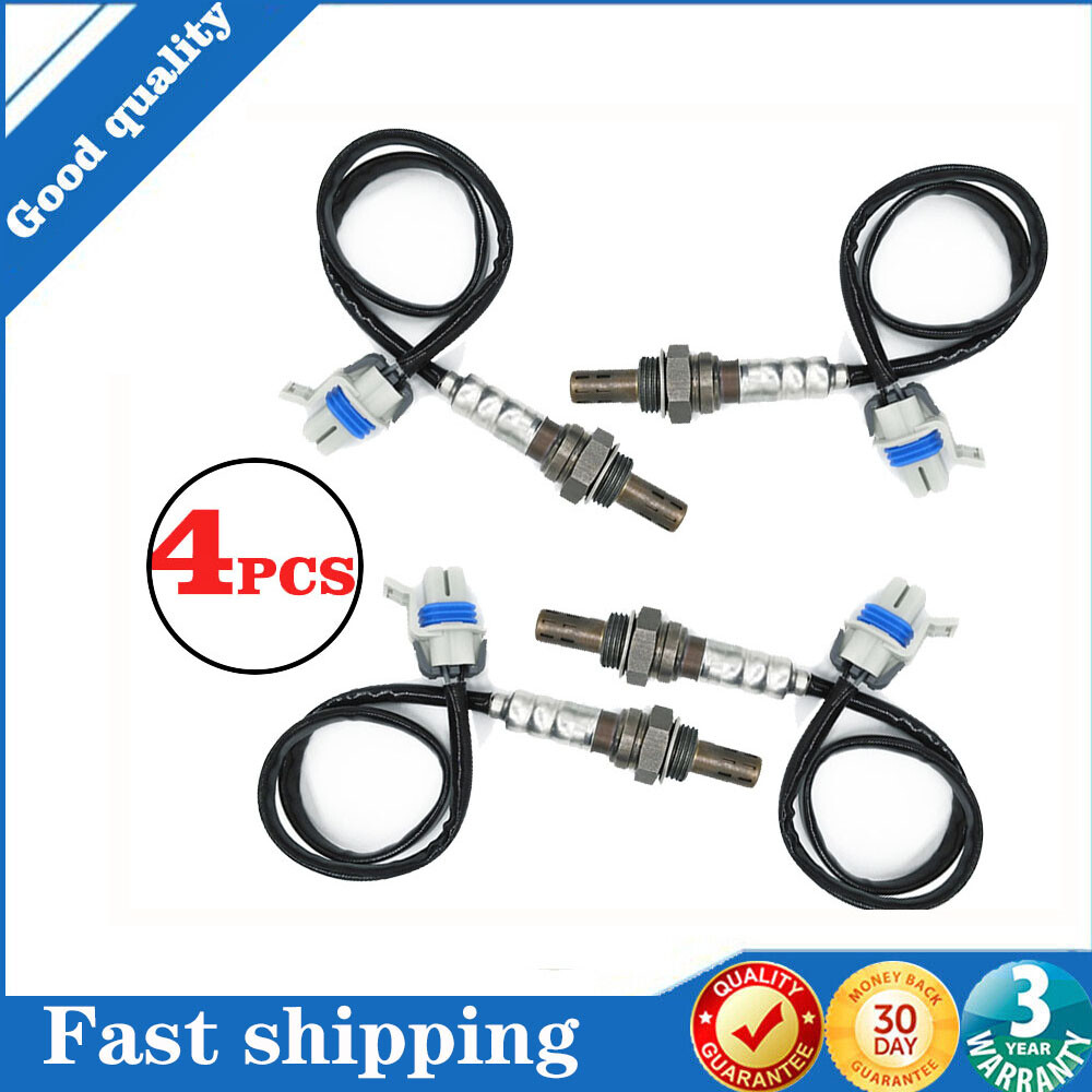 New o2 4pcs Oxygen Sensor O2 Up&Down For 03-06 GMC Sierra 1500 V6-4.3L Chevrolet