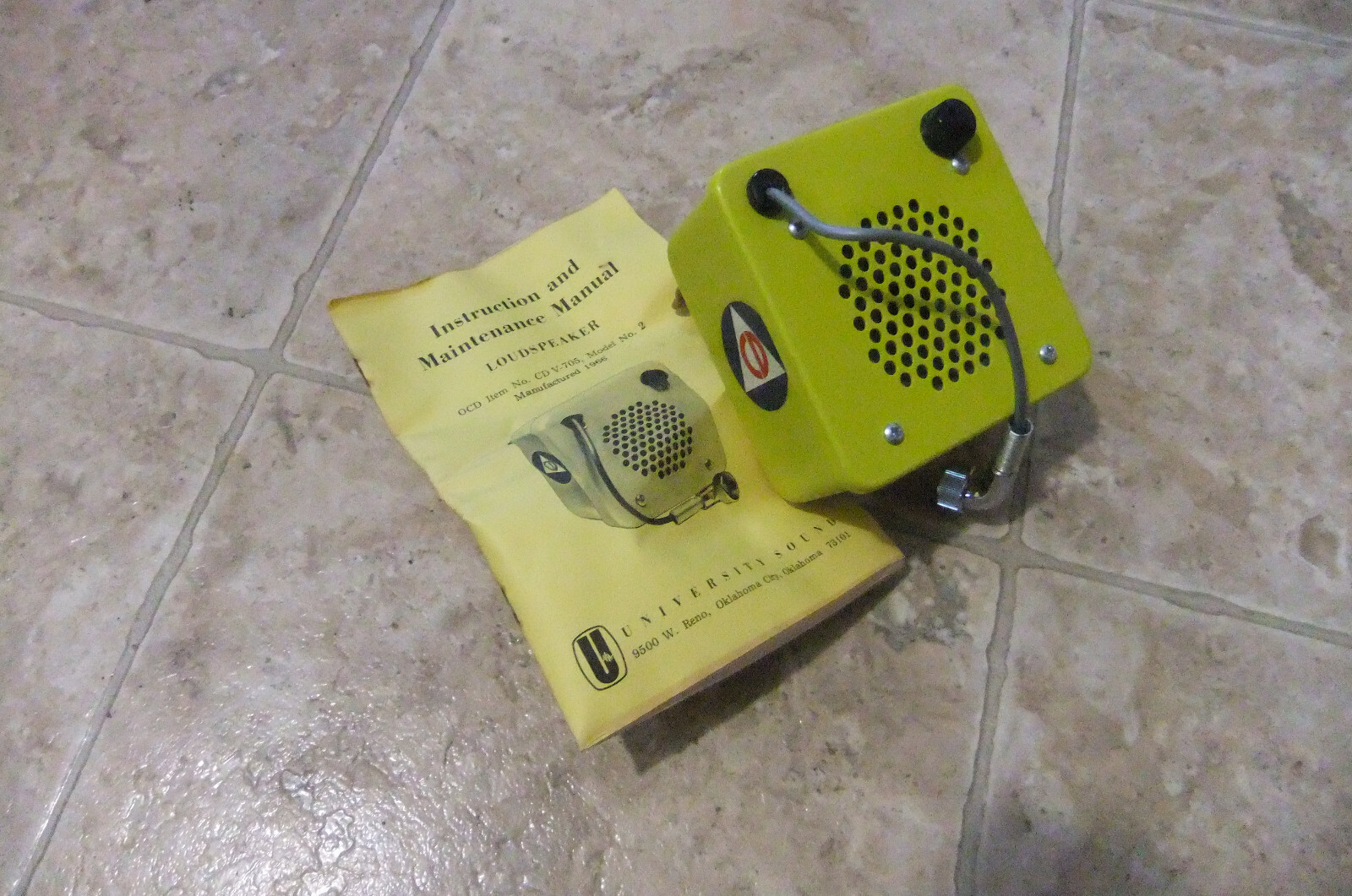 Working!! CDV-705 Loud Speaker and Extras!! Works With CDV-700 Geiger Counters