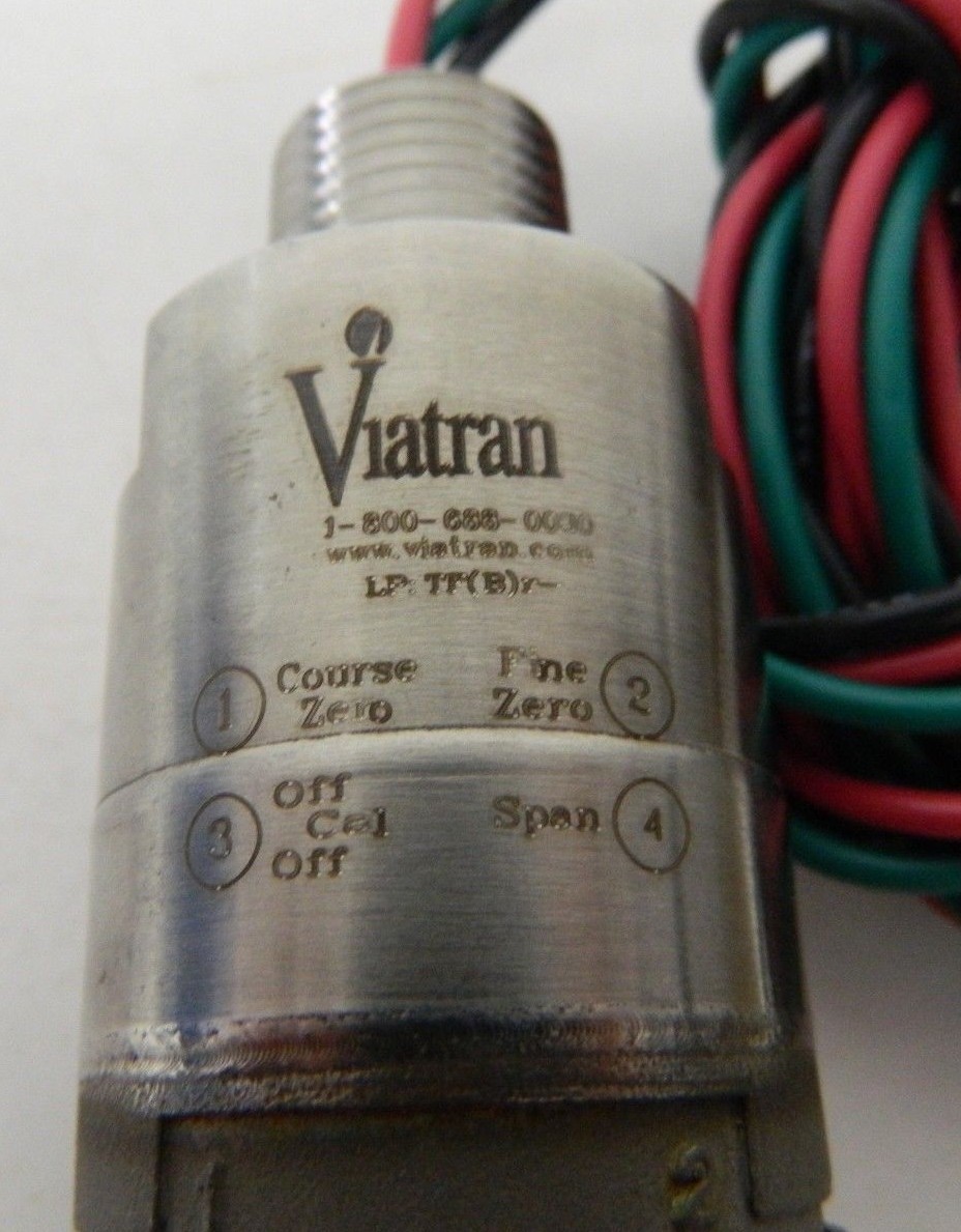 Viatran Model 555 Pressure Transmitter w/ H-TEC 310 Strap for Pipe Saddle