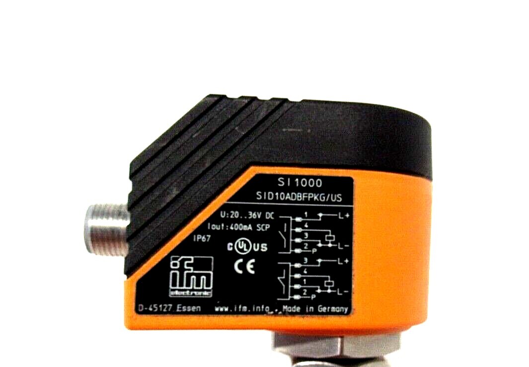 USED EFECTOR SID10ADBFPKG /US FLOW SENSOR SI1000 SID10ADBFPKGUS