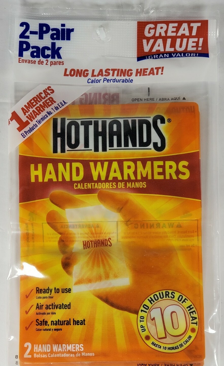 HotHands Hand Warmers 2-Pair Pack Exp. 03/23