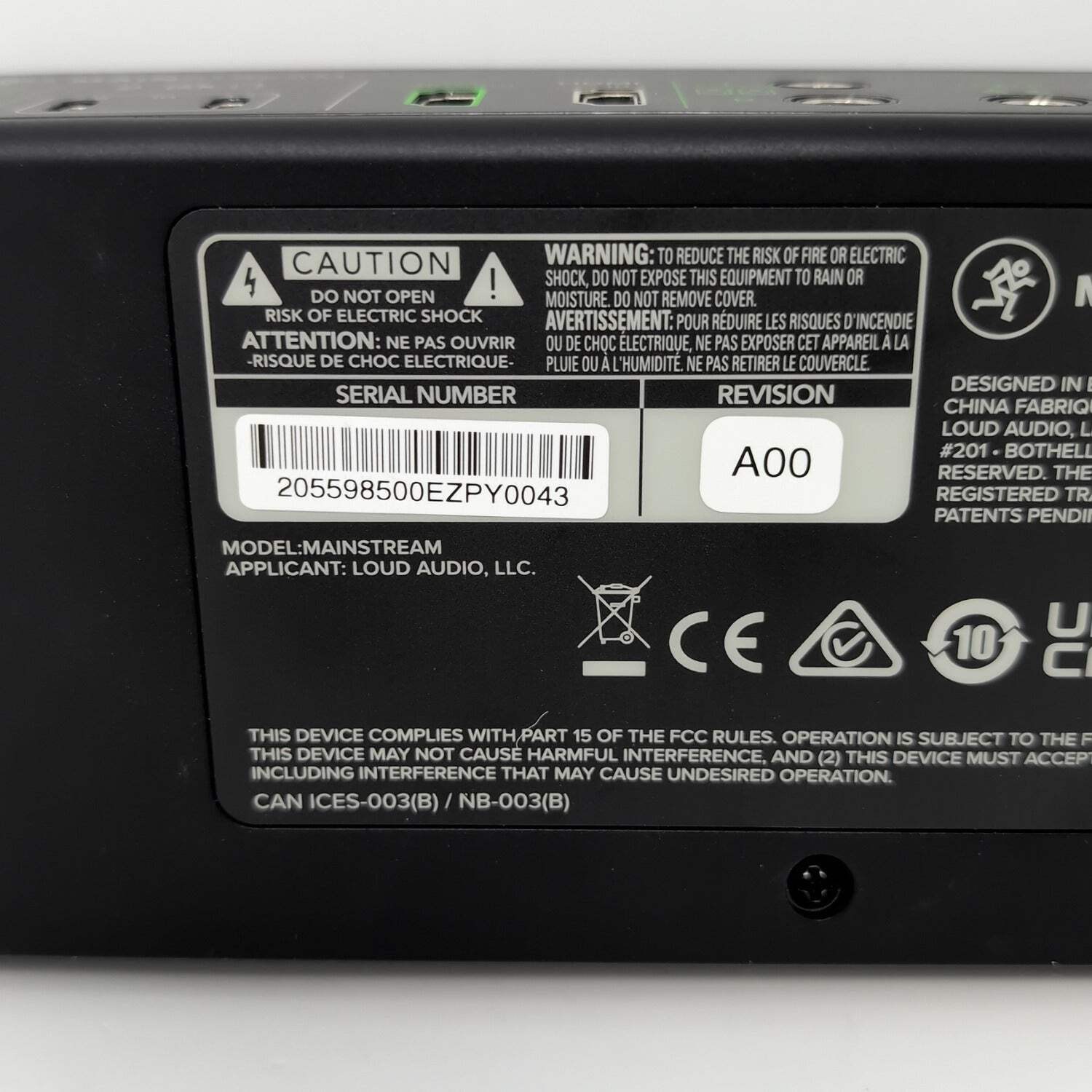 Mackie Main Stream Streaming and Video Capture Interface MAINSTREAM