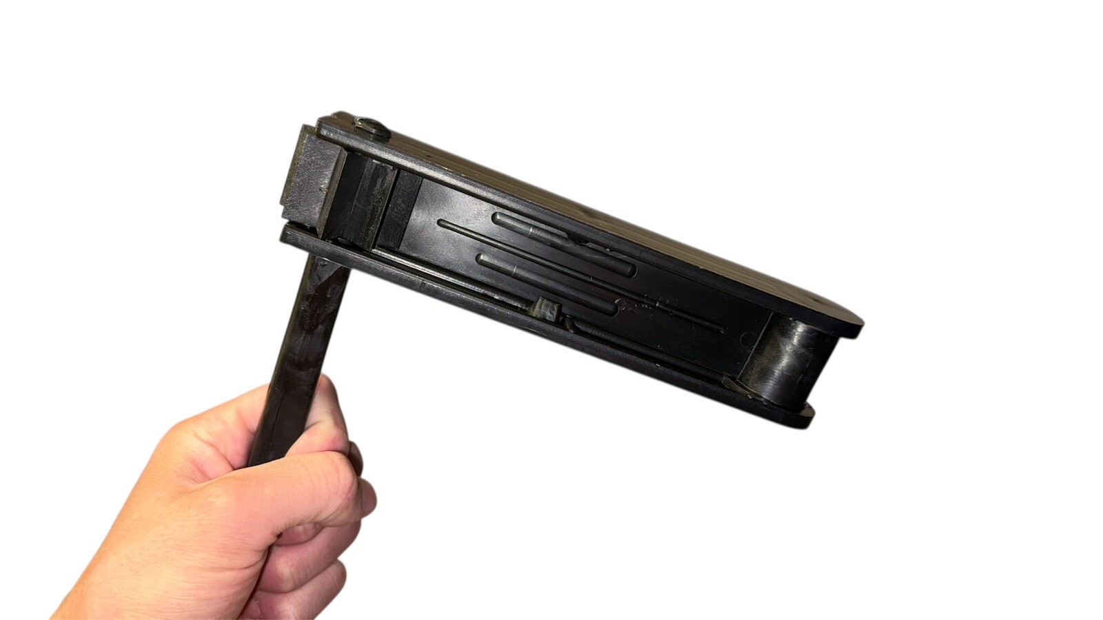 Black Plastic Purim Matraca Noisemaker Turn it and make noise! Toy