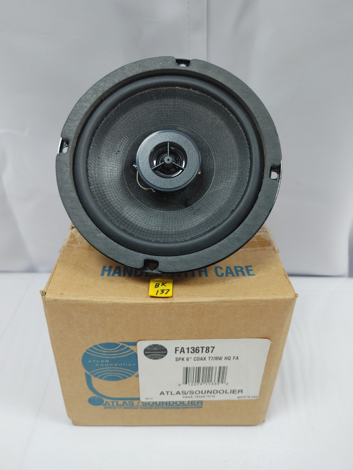 Atlas Sound FA136T87 6in Coaxial Loudspeaker