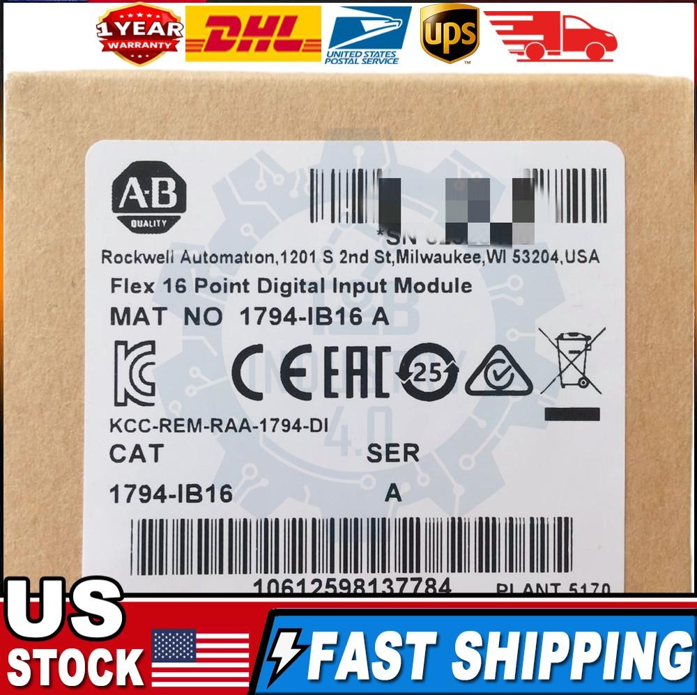 New Sealed Allen Bradley 1794-IB16 SER A Flex I/O Input Module 1794-IB16