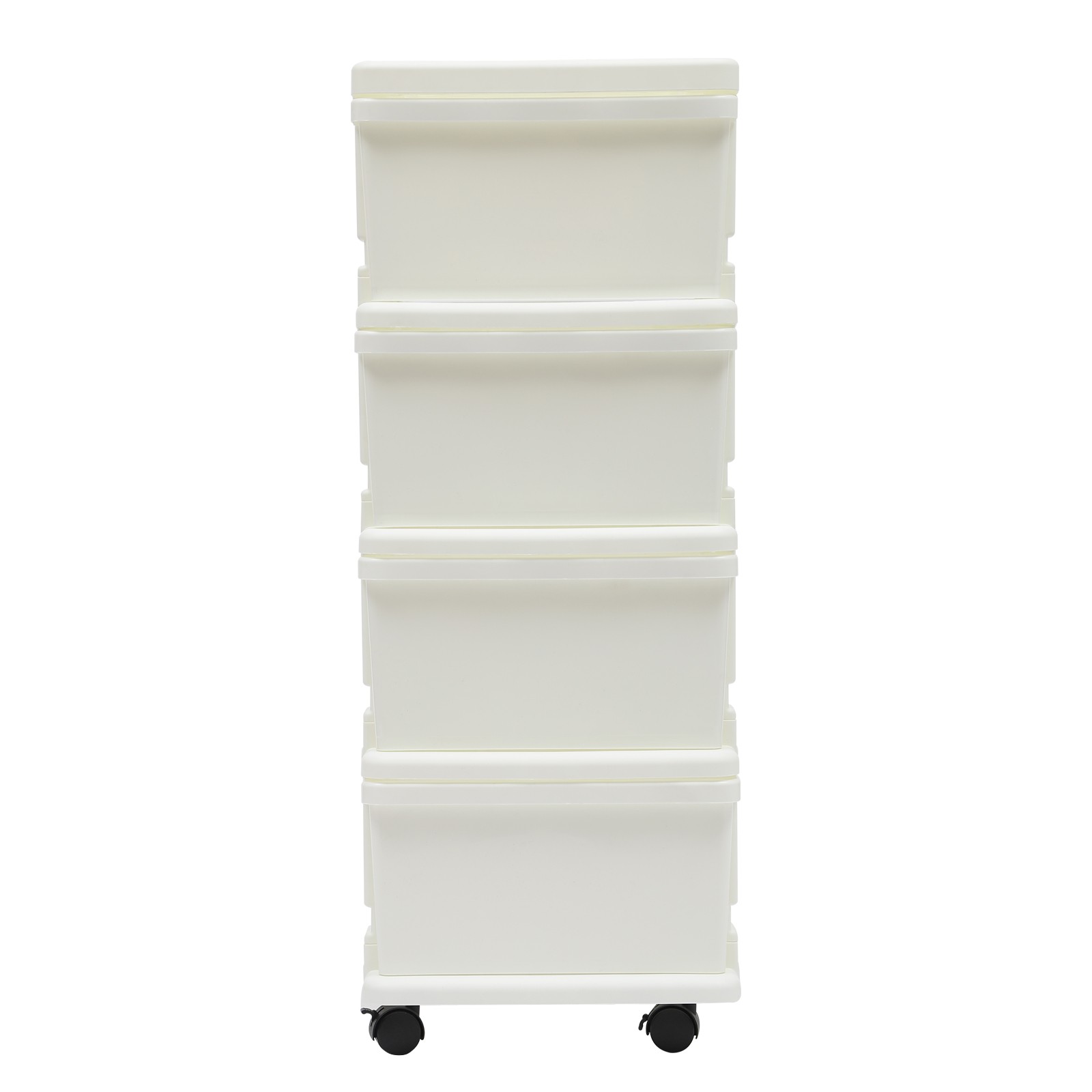 87.8cm(H) Document Storage Box Movable Office File Drawer Organizer W/ 4 Drawers