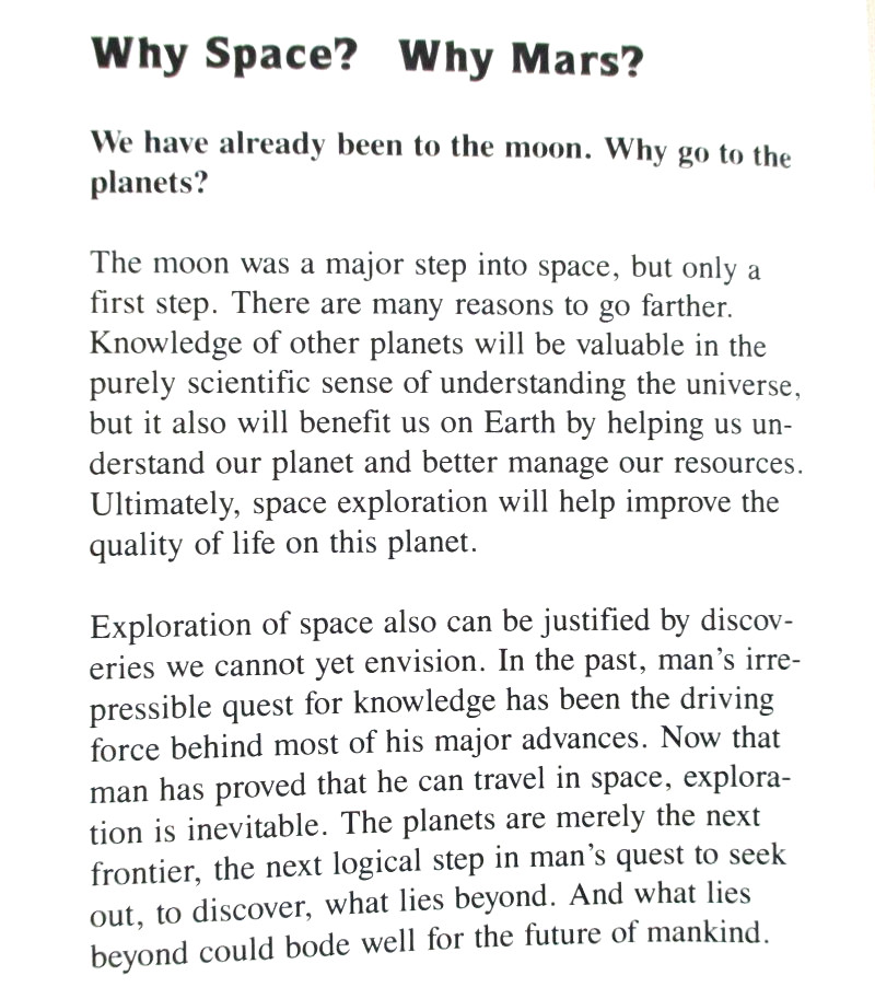 Mars Observer Mission & Why Mars? Booklets - NASA & Martin Marietta - 1992