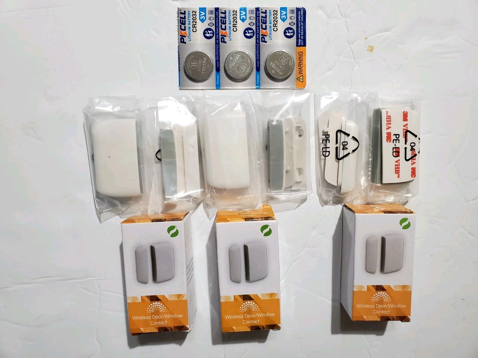 3 PACK Ecolink Wireless Door Window Contact Sensor Z-Wave Smart Home 4655BC0-R