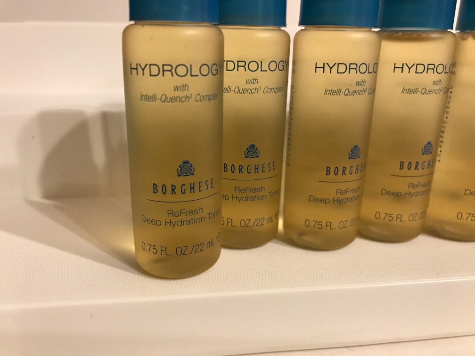 8x BORGHESE HYDROLOGY ReFresh Deep Hydration Toner .75 fl oz ea travel size