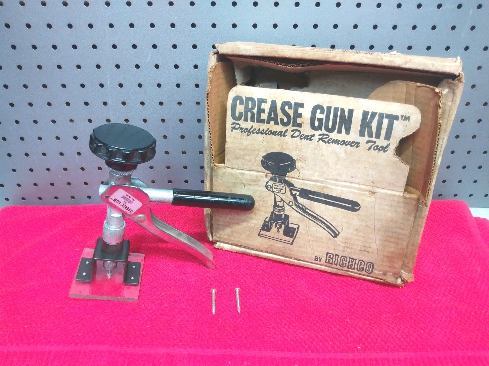 Vtg Richco Crease Gun Kit Model 200 Dent Puller Body Work