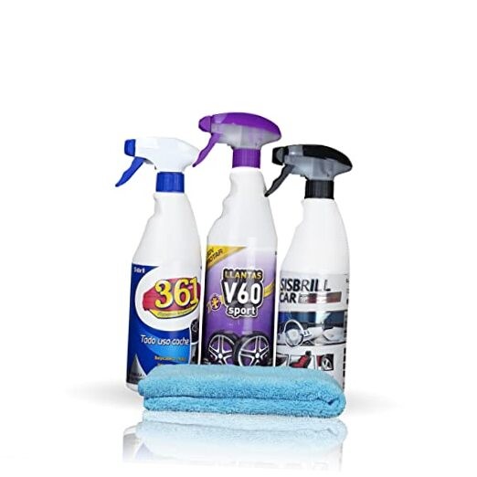 Essential Car Cleaning Kit – Rim Cleaner, All-Purpose Interior & Exterior