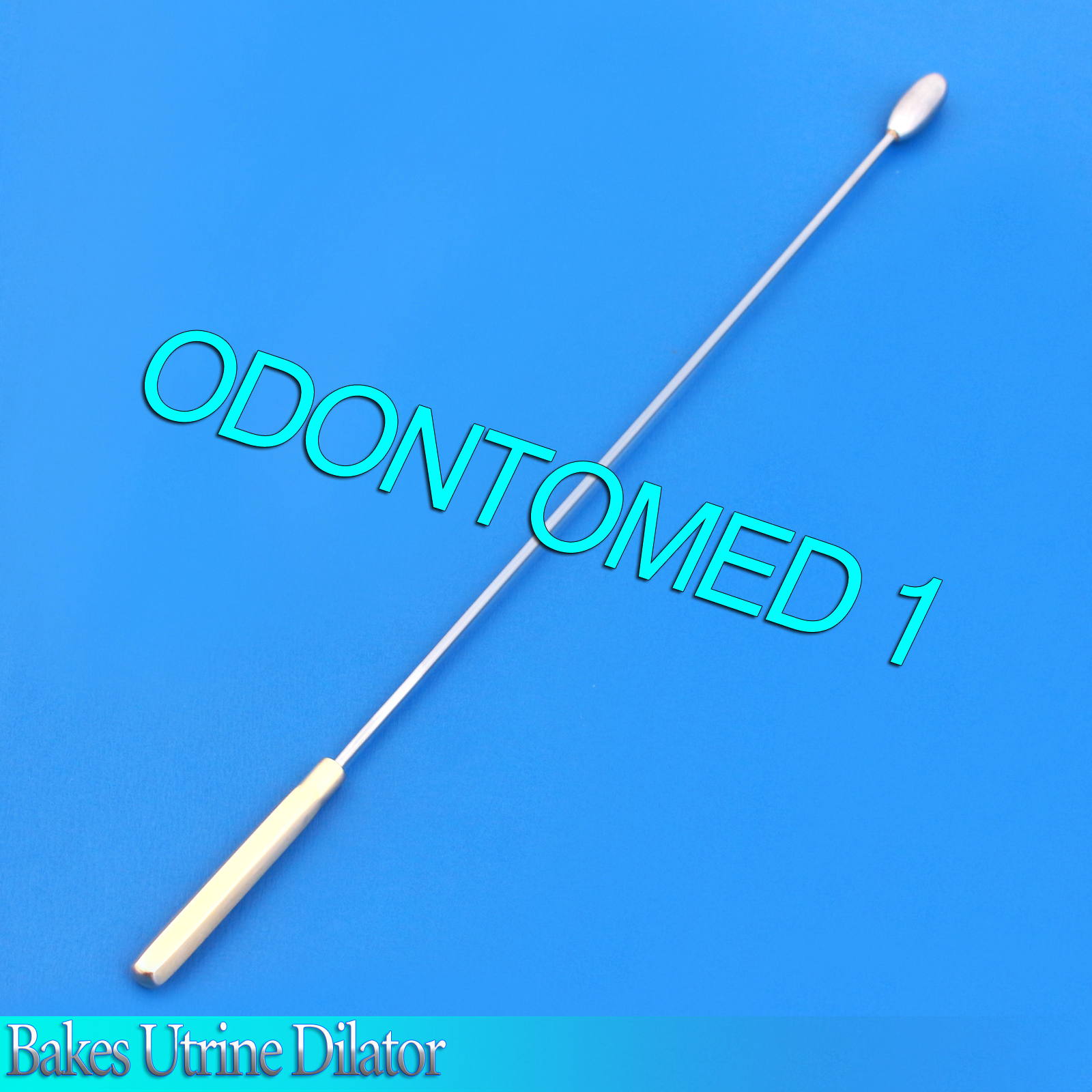 BAKES UTRINE DILATOR # 10 GOLD PLATED OB/GYNECOLOGY SURGICAL INSTRUMENTS
