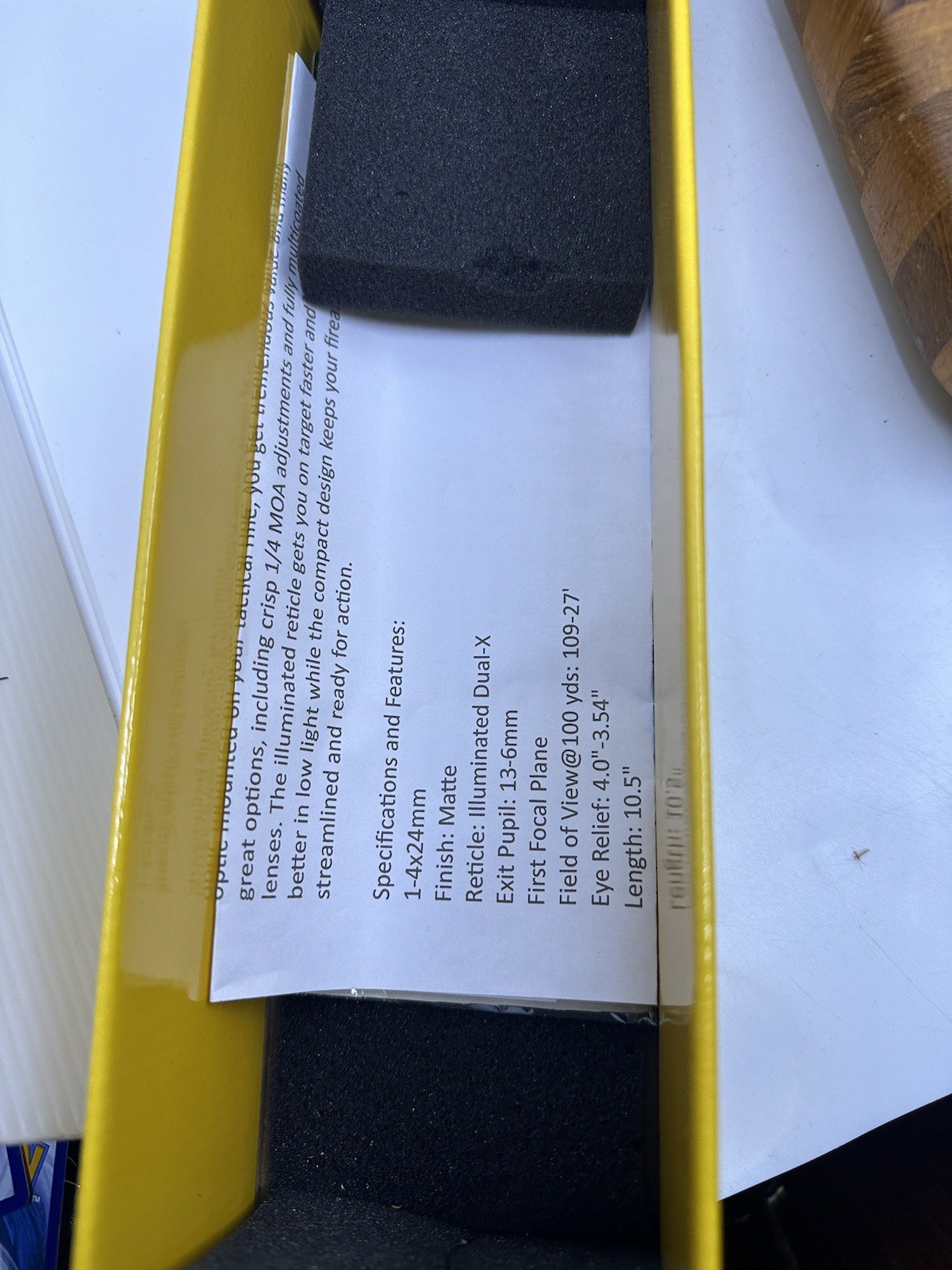 Weaver 1-4x24 Kaspa 849845 Rifle Scope excellent condition