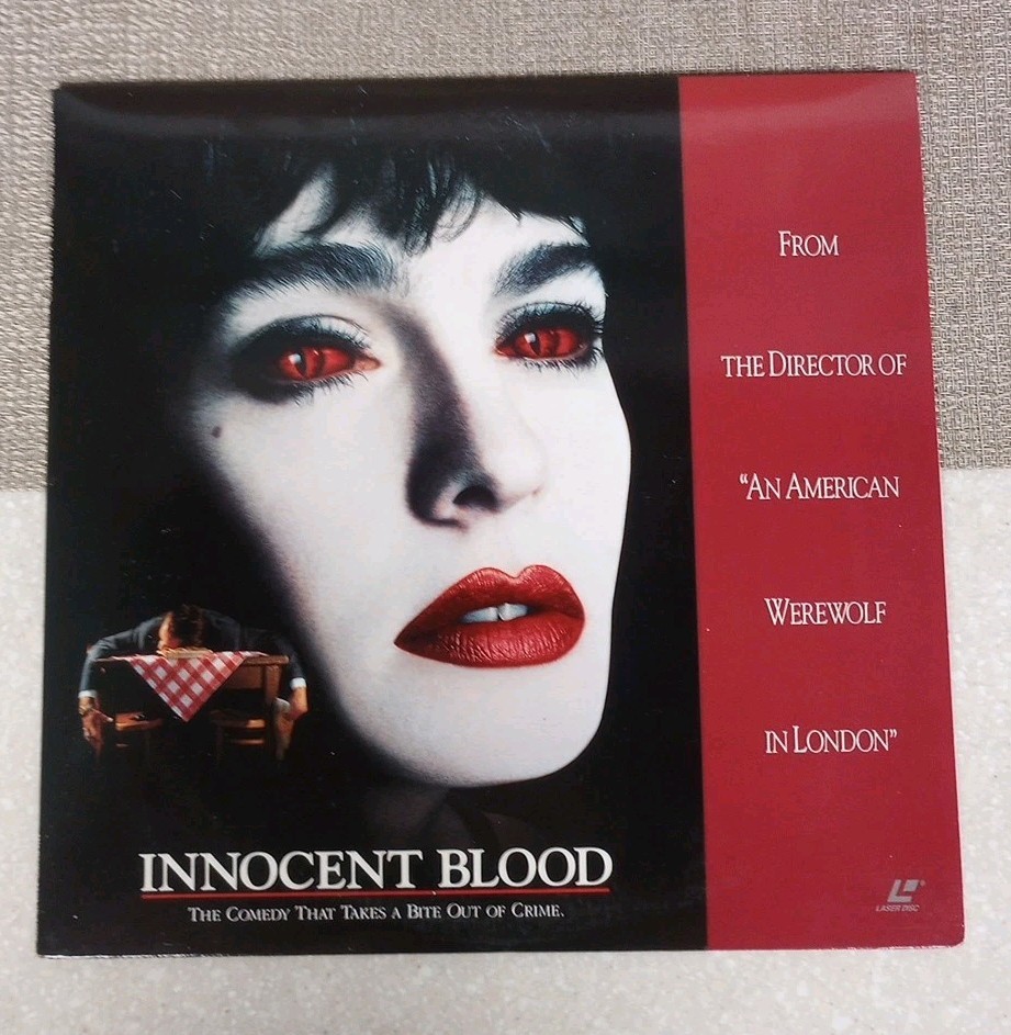 INNOCENT BLOOD Laserdisc LD BRAND  WIDESCREEN FORMAT RARE JOHN LANDIS