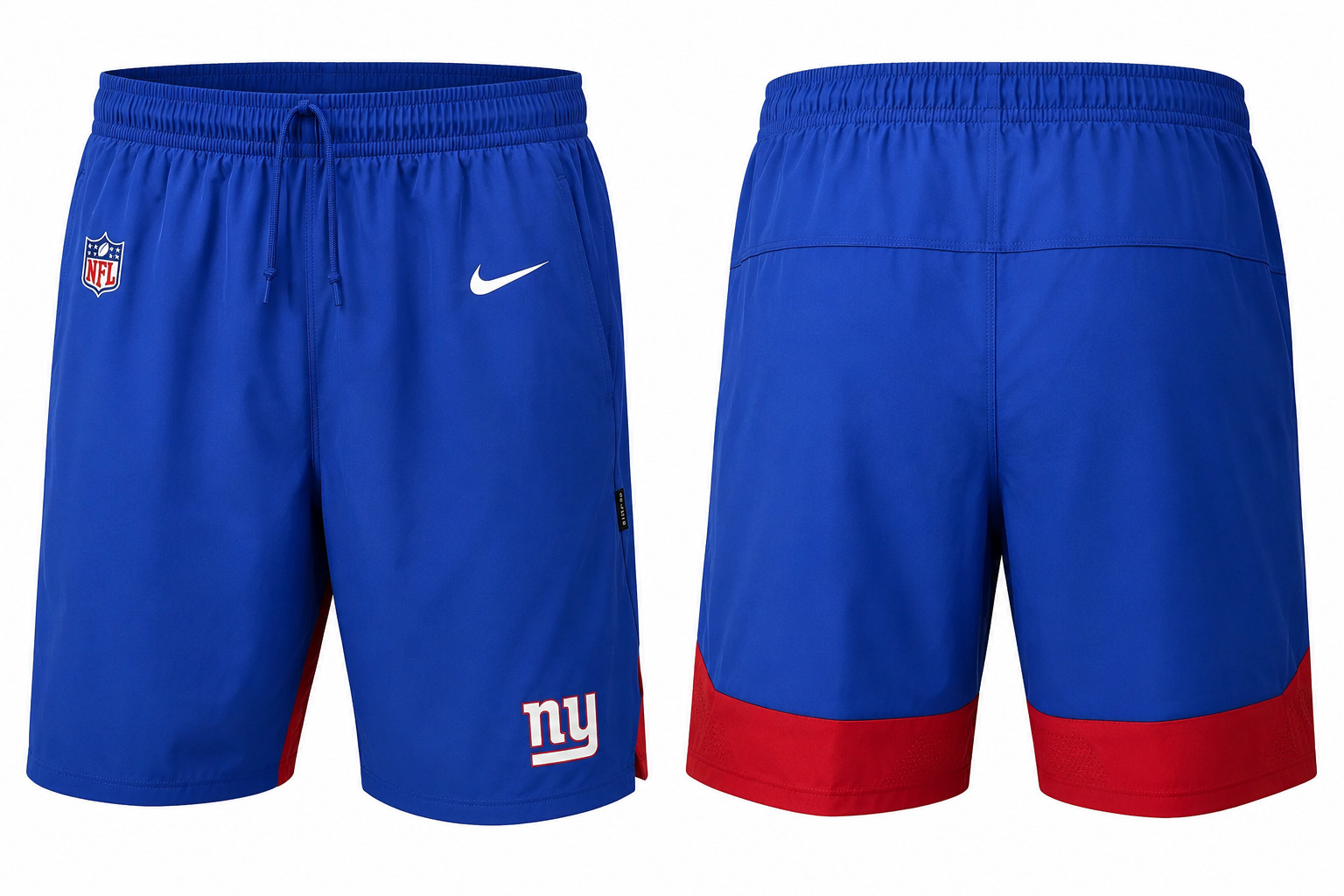 NIKE NEW YORK GIANTS FLEX ON FIELD MEN'S SHORTS ASST SIZES NEW
