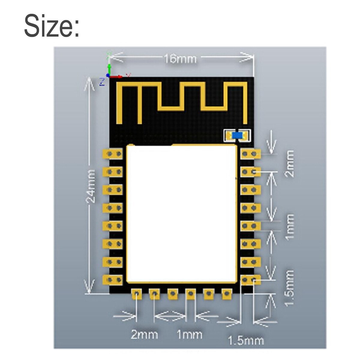 ESP8266 ESP-12F WIFI Microcontroller 802.11N Module Arduino NodeMCU MicroPython