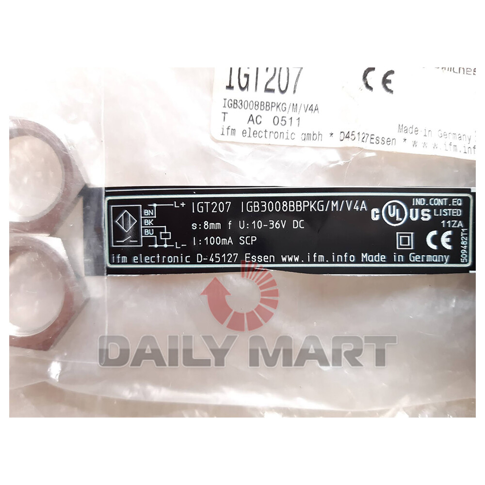New In Box IFM IGT207 Proximity Switch