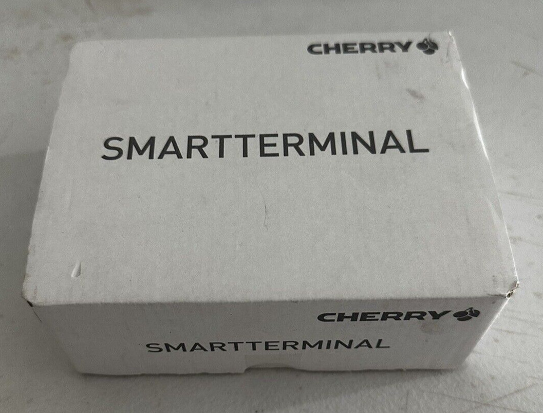 CHERRY SmartTerminal ST-1144 - SMART card reader - USB 2.0 - white (top), black