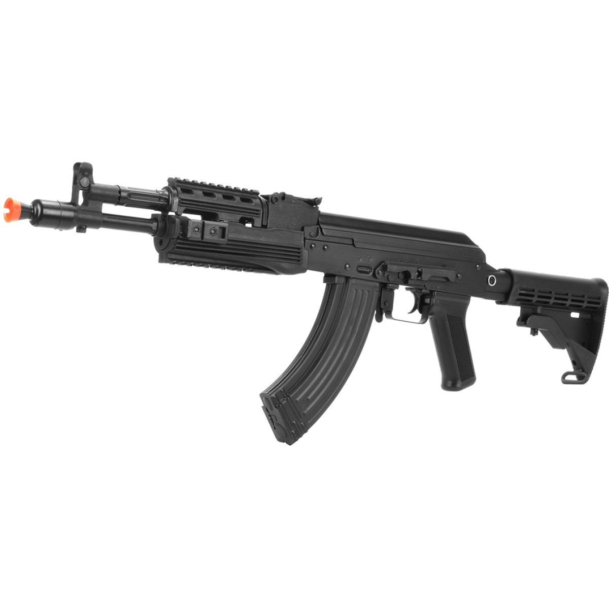 LCT Airsoft AEG AK-104 Assault Rifle with Adjustable Stock