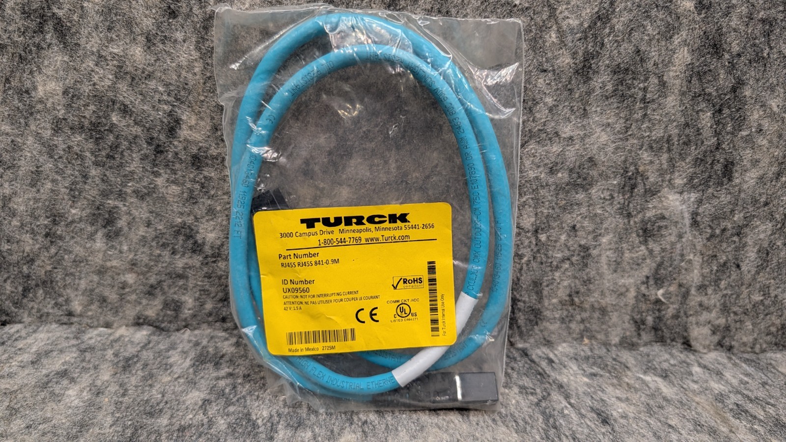 Turck RJ45S RJ45S 841.09M Ethernet Cable UX09560 🔥New🔥