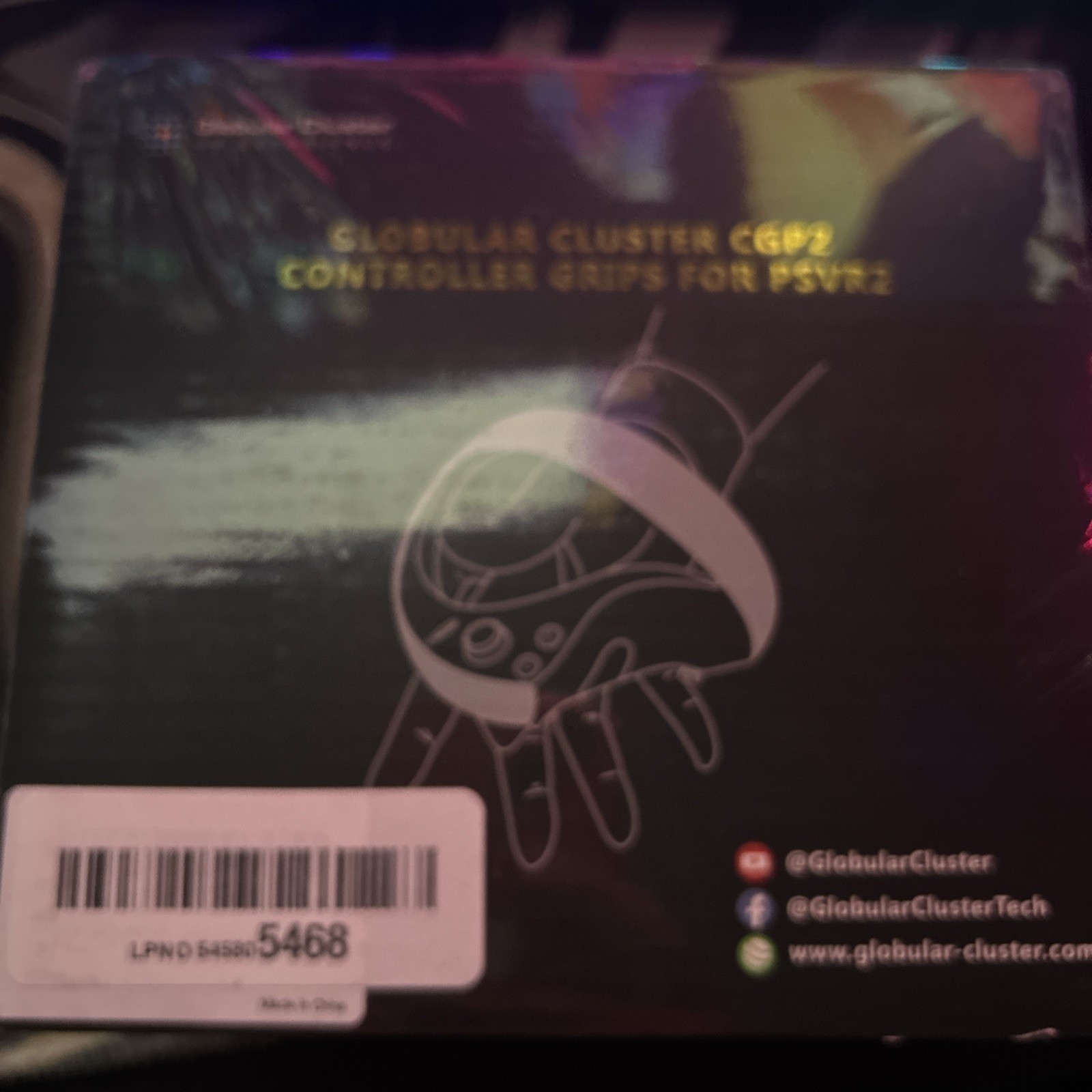 Globular Cluster CGP2 Controller Grips Compatible with PSVR2 SEALED