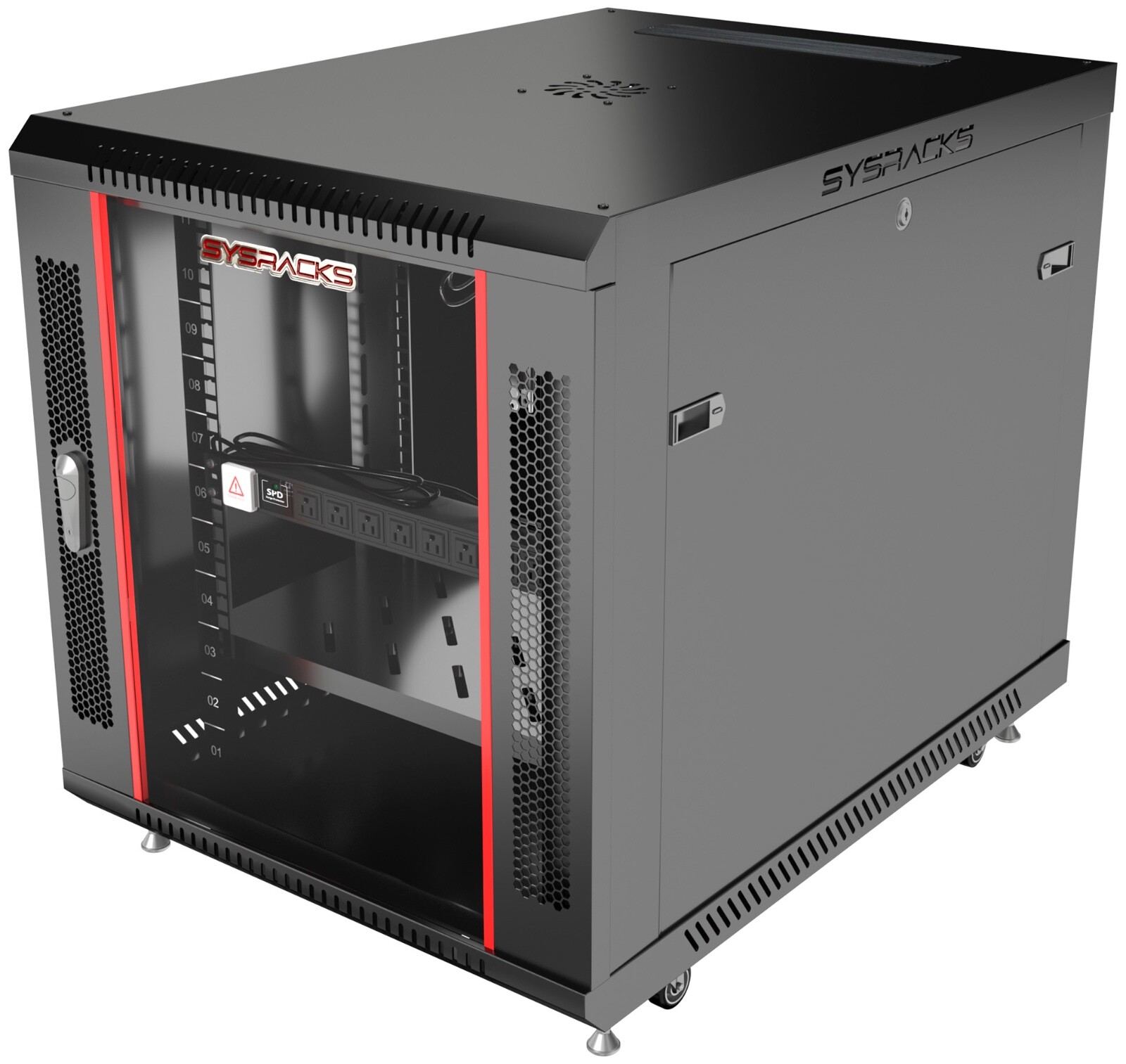 Sysracks 12U Server Rack Cabinet 35" Deep 19" Network Enclosure