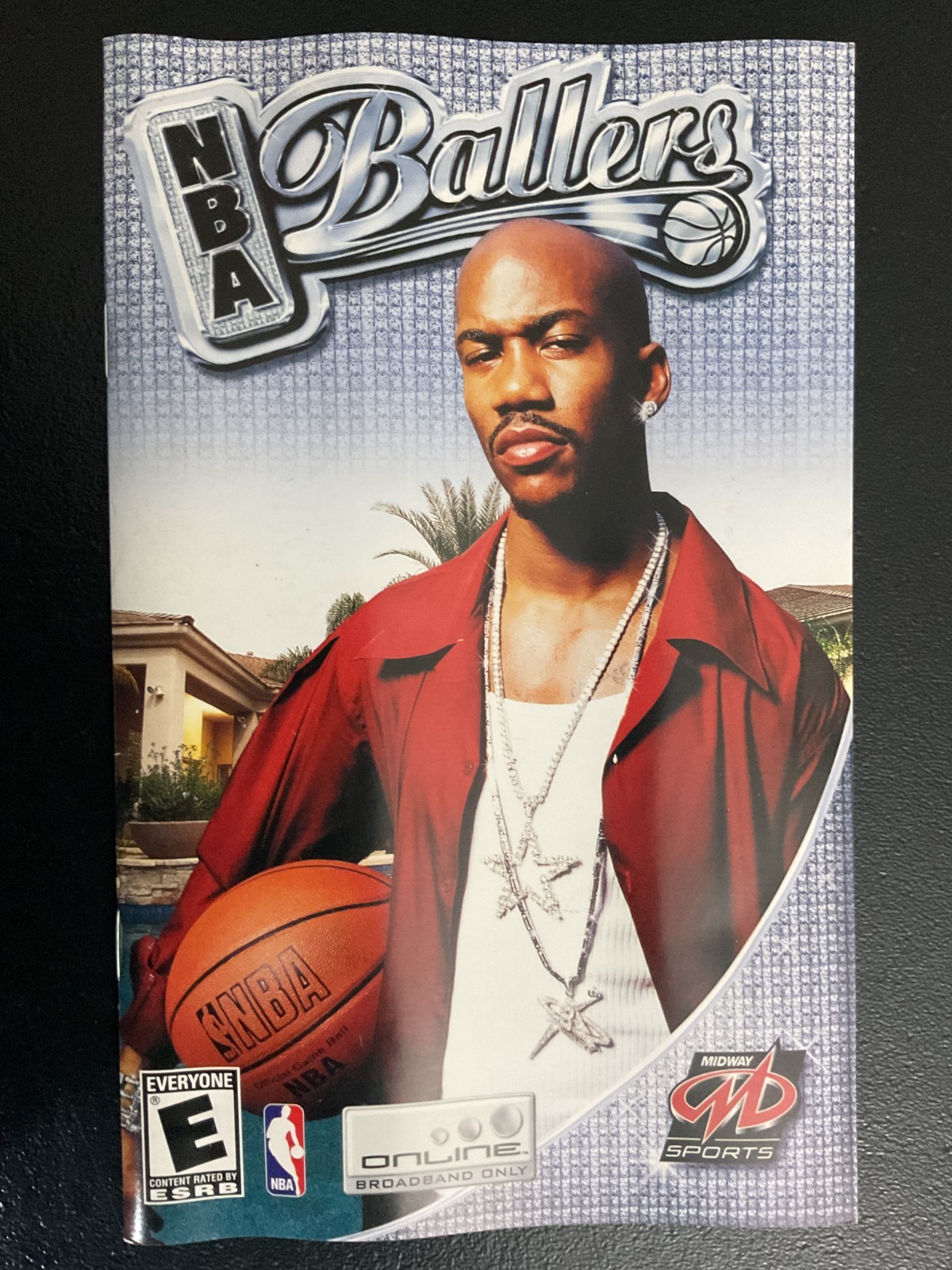 NBA Ballers PS2 PlayStation 2 Instruction Manual Only