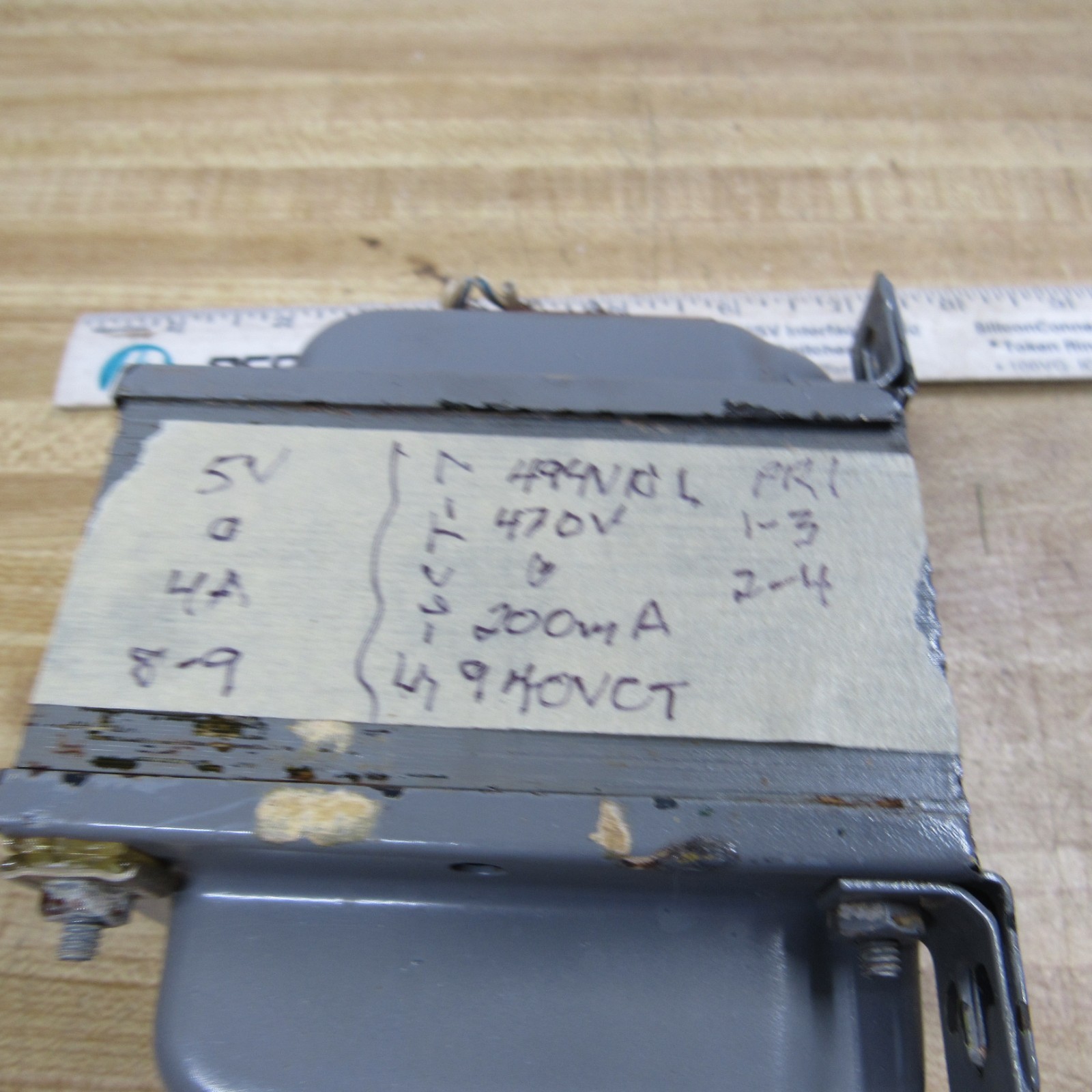 TRANSFORMER POWER 940VCT, 5V