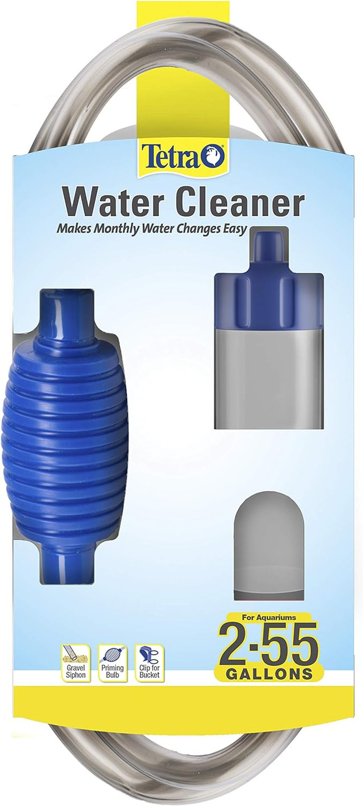 Water Cleaner Gravel Siphon for Aquariums, Easily Clean Freshwater Aquariums