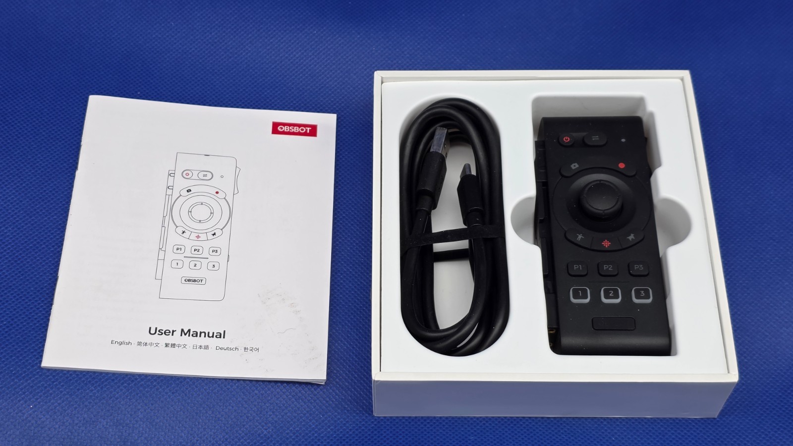 921: OBSBOT Smart Remote Controller USB Charging Cable Tail Air PTZ Camera