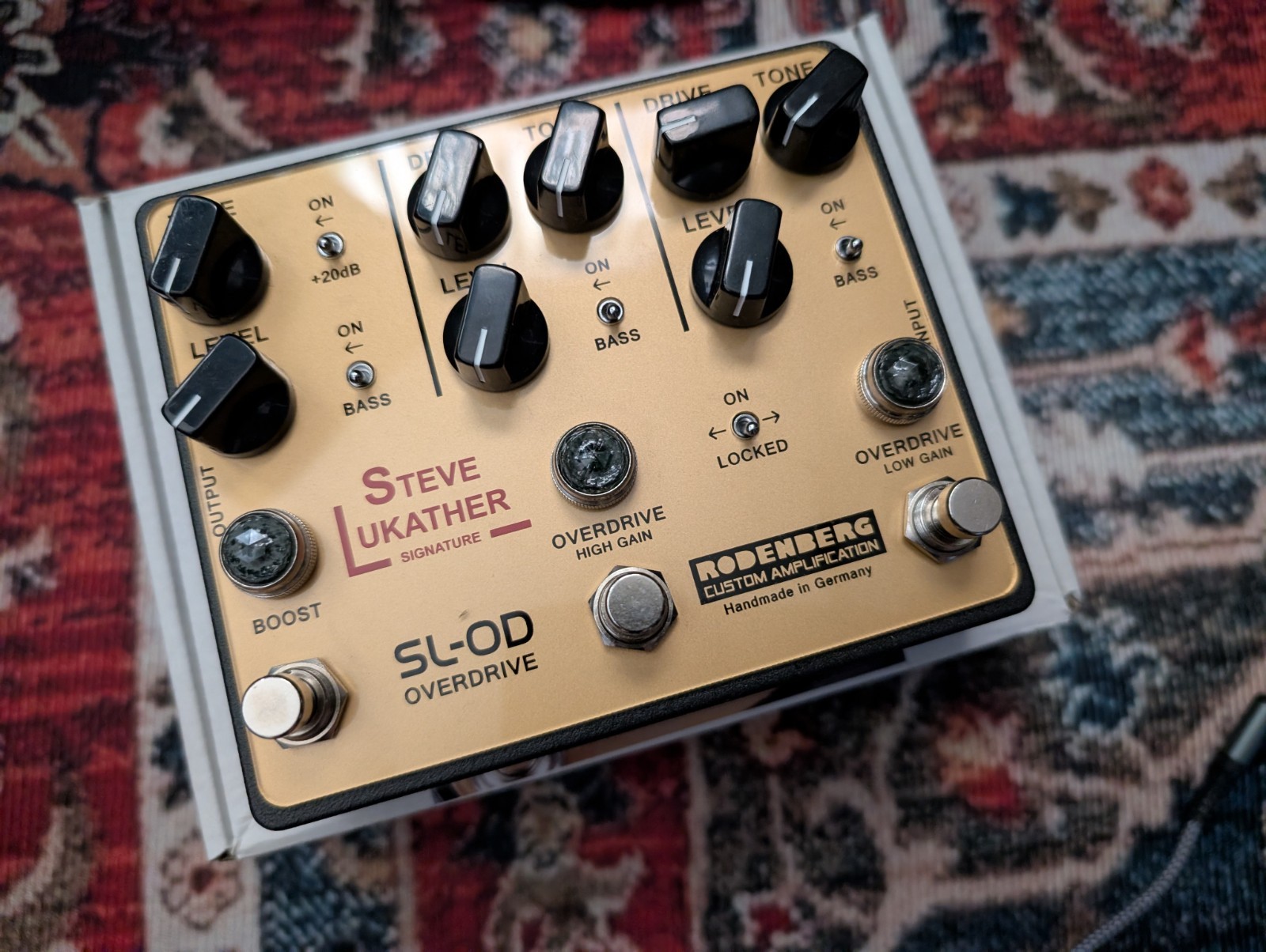 Rodenberg SL-OD Dual Overdrive Amplifier Steve Lukather Low/Medium Gain Boost