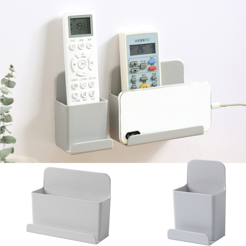 Wall Mounted Air TV Conditioner Remote Control Holder Storage Hanger Sundries
